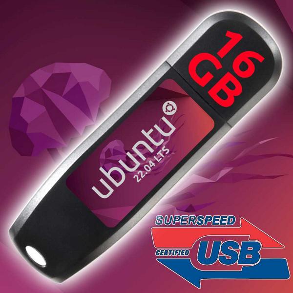 Ubuntu auf 16 GB USB-3.2-Stick